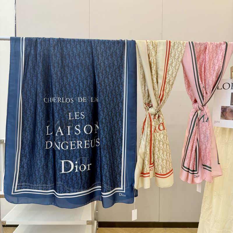 Dior silk scarf 90-180cm E041850